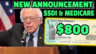 Stimulus Check Update! $800 Check For Social Security, SSDI & Medicare Low Income, Fix Income