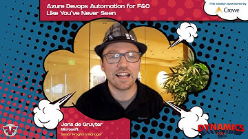 Joris de Gruyter - Azure Devops Automation for Finance and Operations Like You