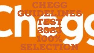 Chegg guideline test 2023 with proof Chegg guideline test 2023 with proof