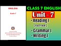 Class 7 English Unit 7 Reading I Grammar I Writing I All Exercises Mukesh Raut Class 7 English Unit 7 Reading I Grammar I Writing I All Exercises Mukesh Raut