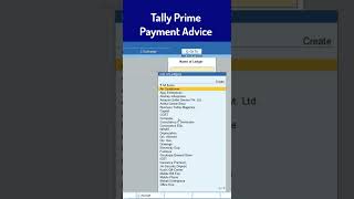 Print Payment Advice in Tally Prime #tally