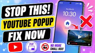How to turn off YouTube floating window Android,Video playing in small box when I press home screenshot 2