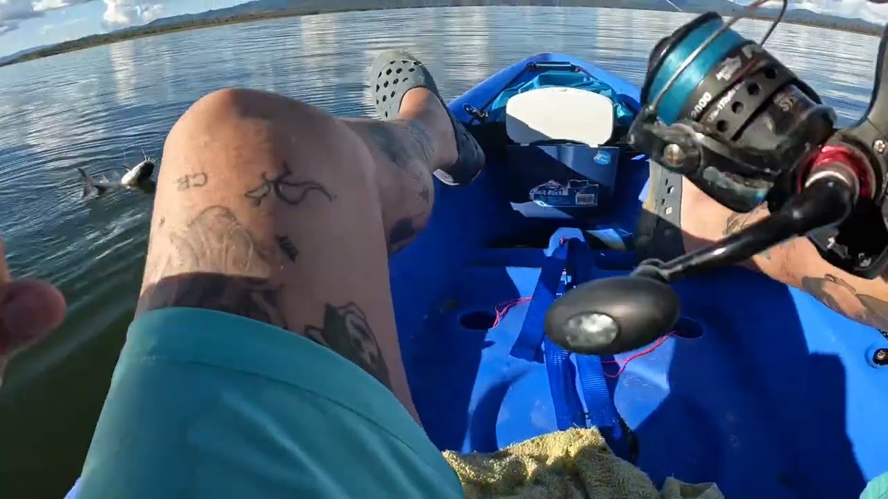 Wivenhoe Dam, kayaking and overnight camping.