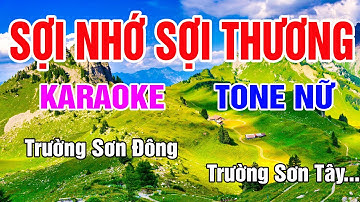 Sợi Nhớ Sợi Thương Karaoke Tone Nữ (Mi Thứ) Nhạc Sống gia huy karaoke