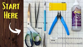 Beginner Tool Kit for Miniature Houses | DIY Miniature Dollhouses