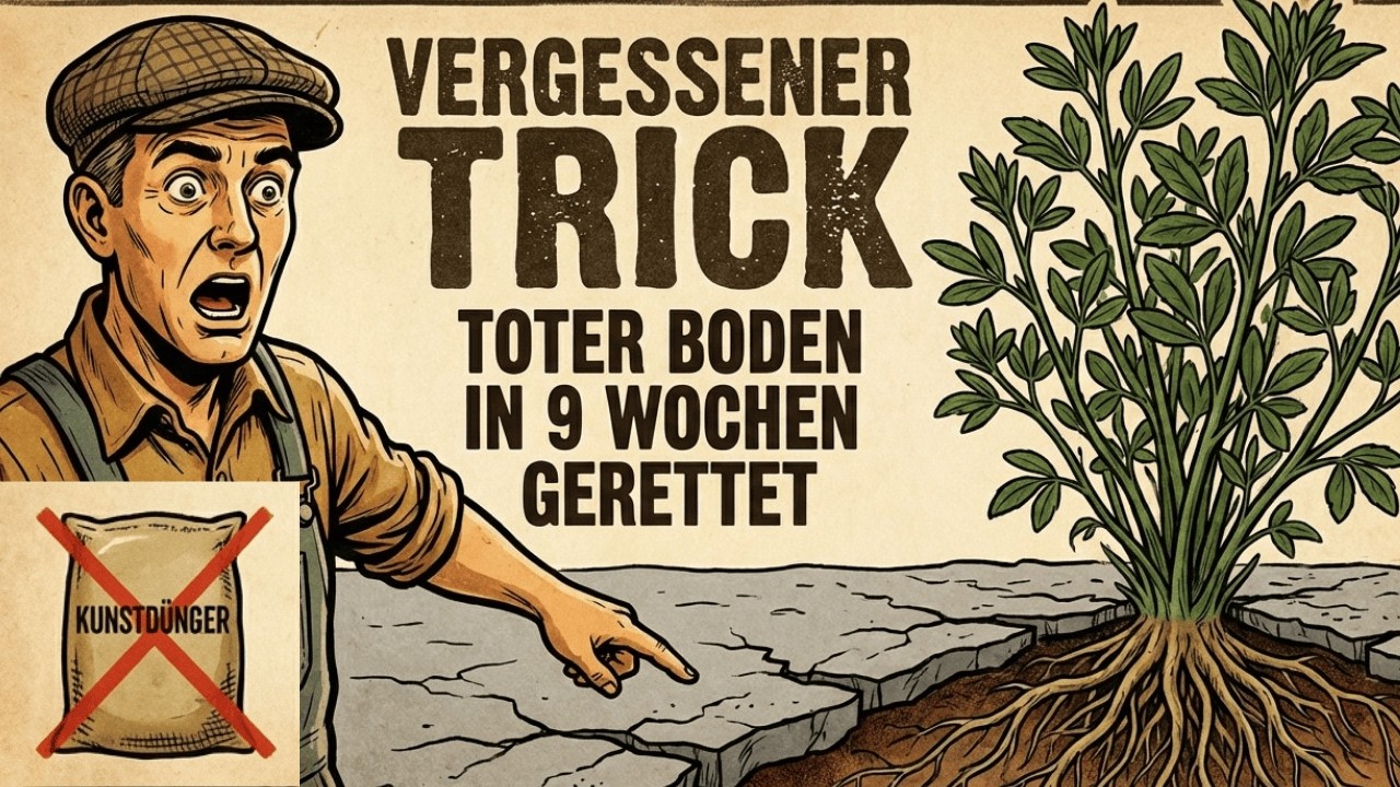 9 Pflanzen die TOTEN Boden in 3 Jahren retten – Nie wieder Dünger kaufen!