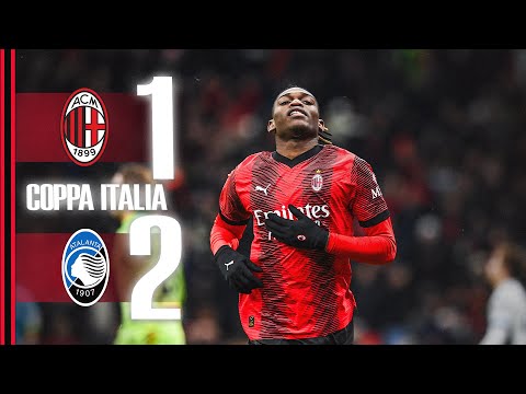 Leão scores in Coppa Italia defeat | AC Milan 1-2 Atalanta | Highlights | 2023/24