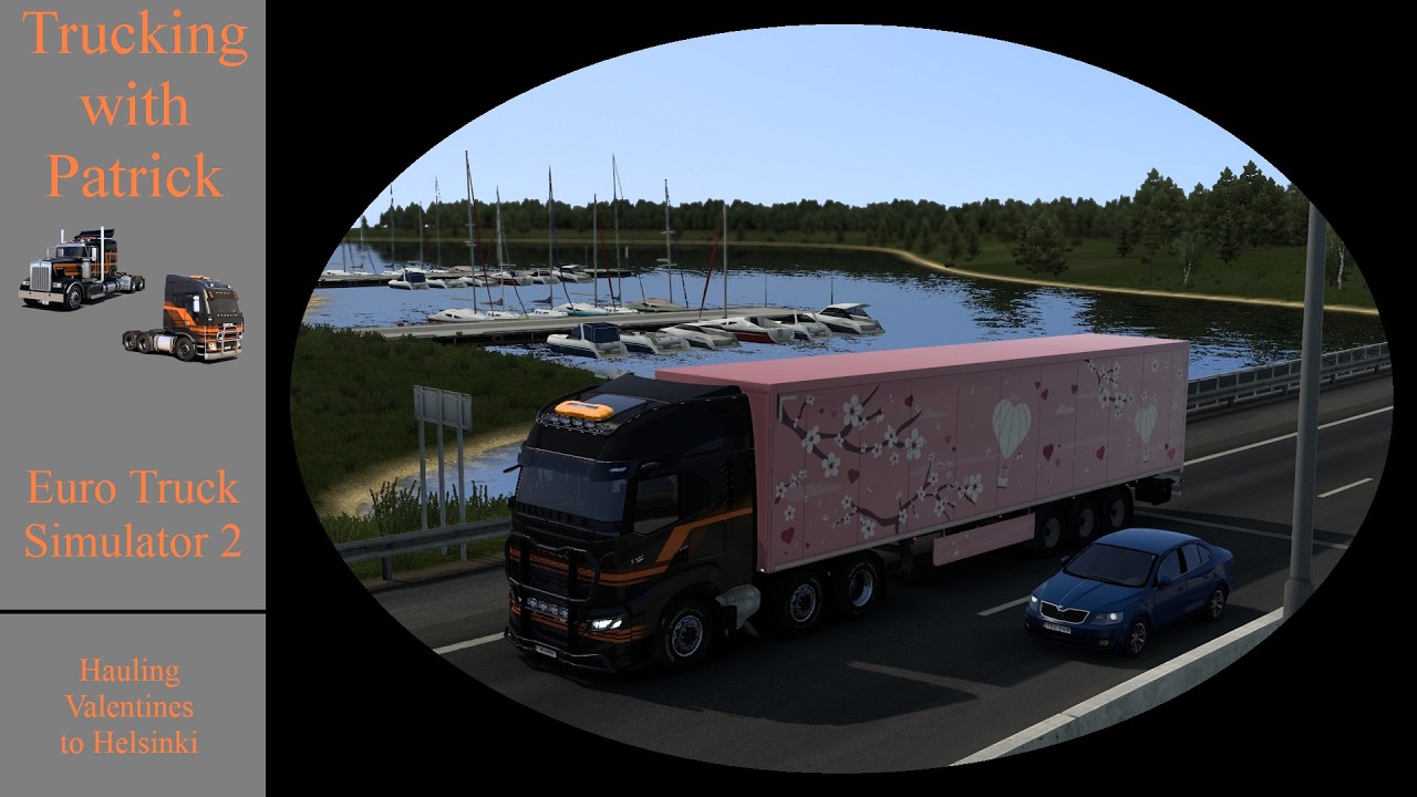 Hauling Valentines to Helsinki in ETS2