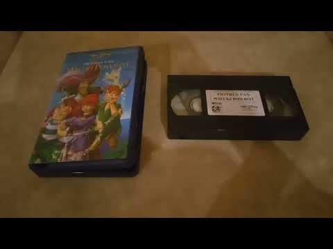 Peter pan Return to Neverland 2002 VHS (Polish copy) review