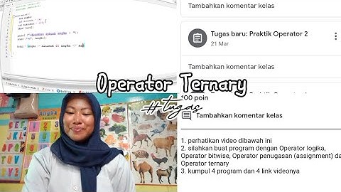 program dengan operator ternary