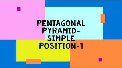Simple position-Pentagonal pyramid-1 -KTU-Engineering Graphics-Module-2; Projection of solids