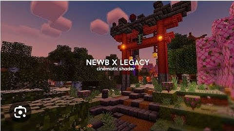 Minecraft newb x vert legacy shader gameplay