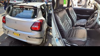 Maruti Suzuki 2022 new Swift installation floor lamination seat cover black spoiler