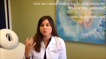 How can I avoid Swelling and Bruising before my Botox or Filler treatment   Brittany White FNP   Ski