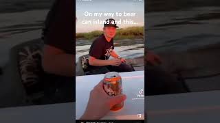 On my way to Beer Can Island and the motor falls off #boats #beer #island