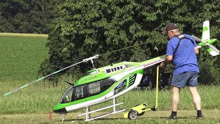 Roland Kaufmann Bell JetRanger 206B3 RC Scale Turbine Model Helicopter