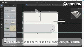 How to make a light belt semi arc ceiling？