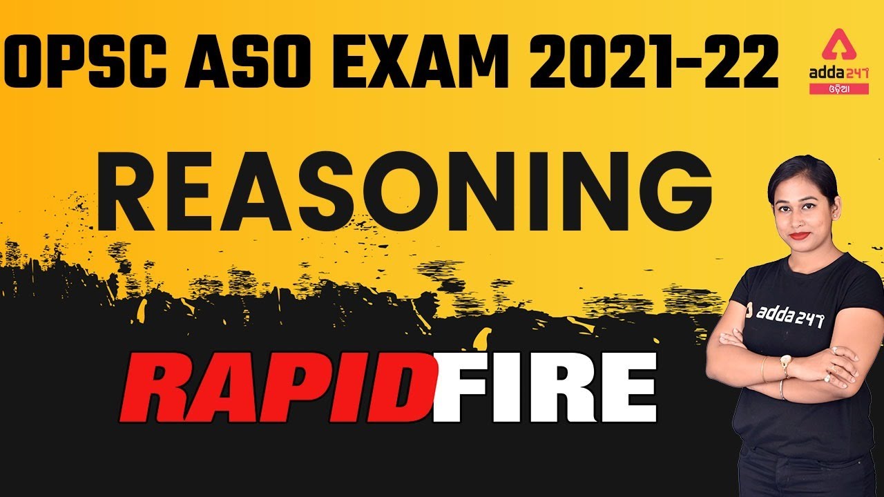 OPSC ASO | Reasoning Class | Top MCQs