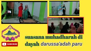 muhadharah di dayah darussa'adah aceh cab. paru