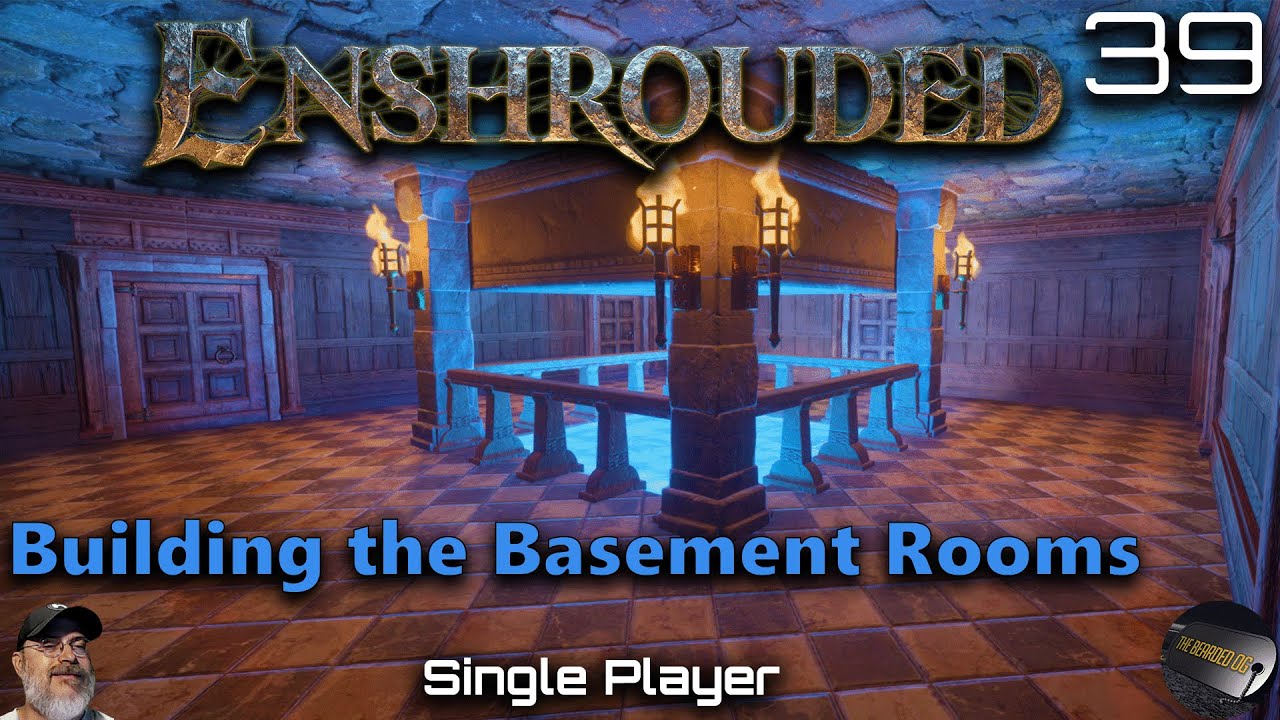 Enshrouded Single Player | E39 Building the Basement Rooms - YouTube