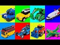 DinoTrainer X Four in One Robot vs HelloCarBot KingFortran Transformation