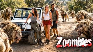 Undead Animals Escape the Safari Park! Will the City Survive? | 4K | Zombie Horror screenshot 1