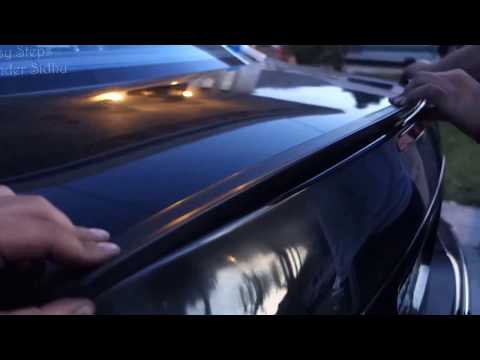 How to Install Rear Trunk Wing Spoiler for E Class Mercedes W211 How to Install Rear Trunk Wing Spoiler for E Class Mercedes W211