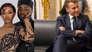Davido introduces his WIFE chioma to President macron 🇫🇷