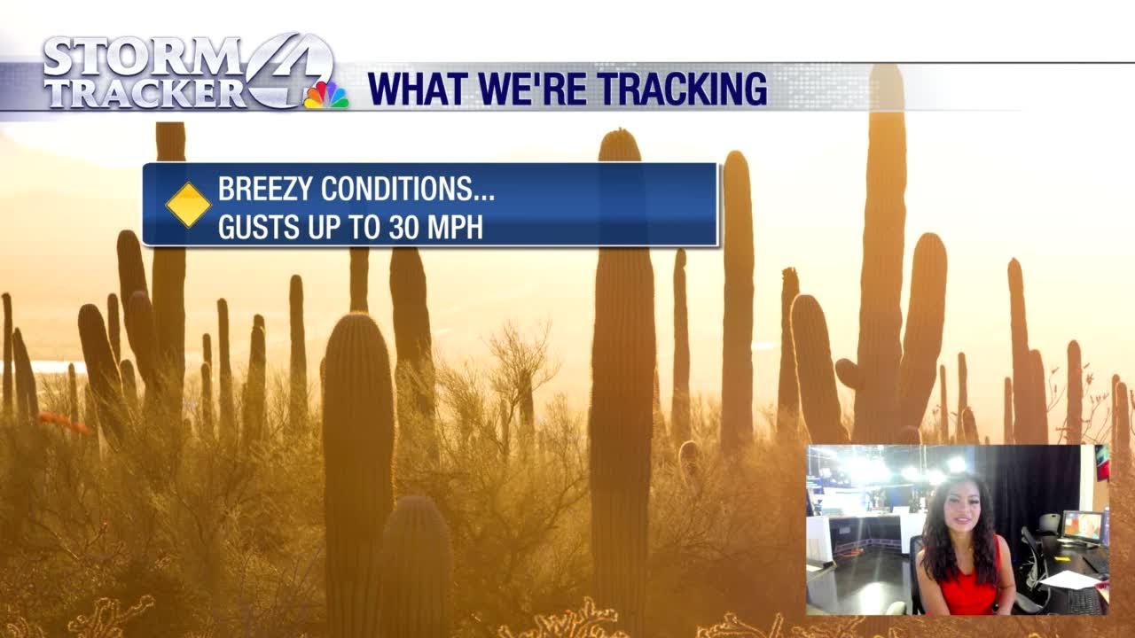 A breezy and cooler start to the work week - YouTube