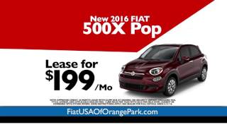 Fiat of Orange Park - Lease the 2016 Fiate 500X for $199/Month