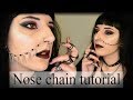 Goth Nose Chain DIY - Tutorial