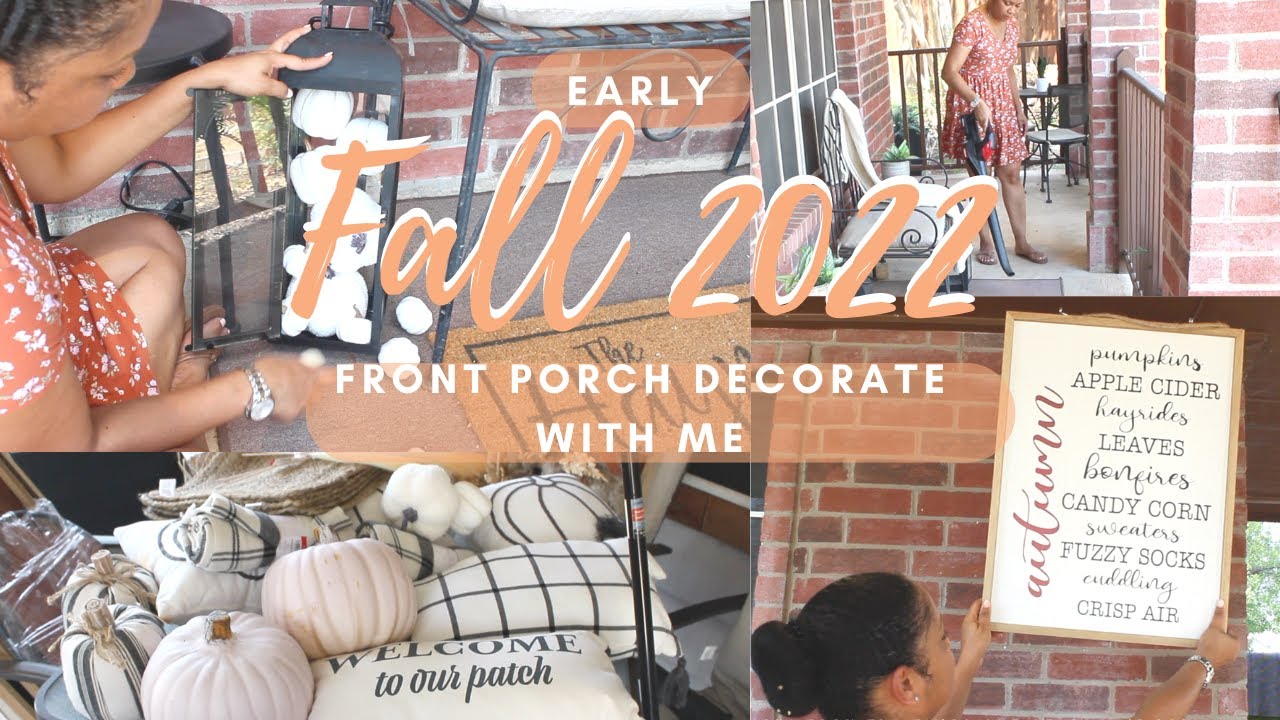 Early Fall 2022 Front Porch Decor