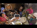 Making  eating selroti with family     nepali new year celebrate