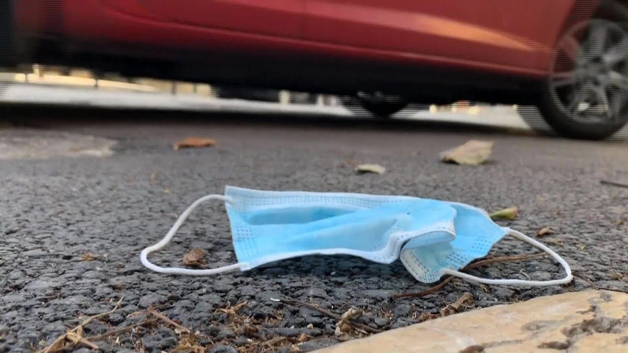 Face Mask Recycling Is Green Solution For Blue Protective Masks YouTube