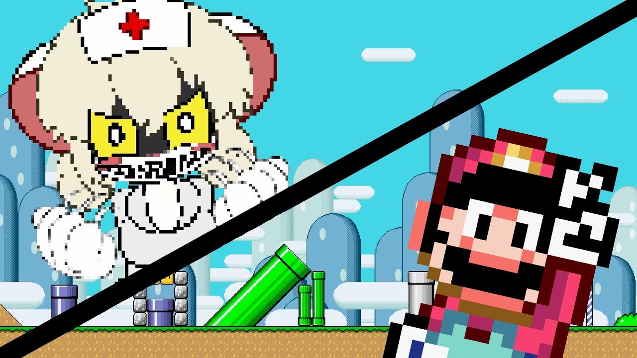 Lorna (Terrible Mouse) meets Mario (Super Mario World) (Stick Nodes animation)