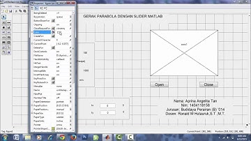 Tutorial Gerak Parabola dengan Slider Matlab, Aprina Angelita Tan