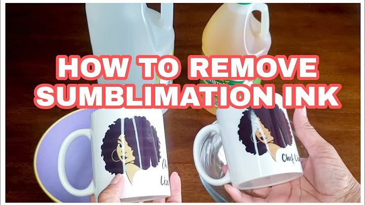 How To Remove Sublimation Ink!  Don't Throw Your Mugs AWAY!