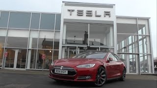 Tesla Model S First Test Drive with acceleration!