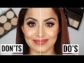Step By Step Smooth Flawless Base For open pores HINDI | Do's and Don'ts of Smooth Base