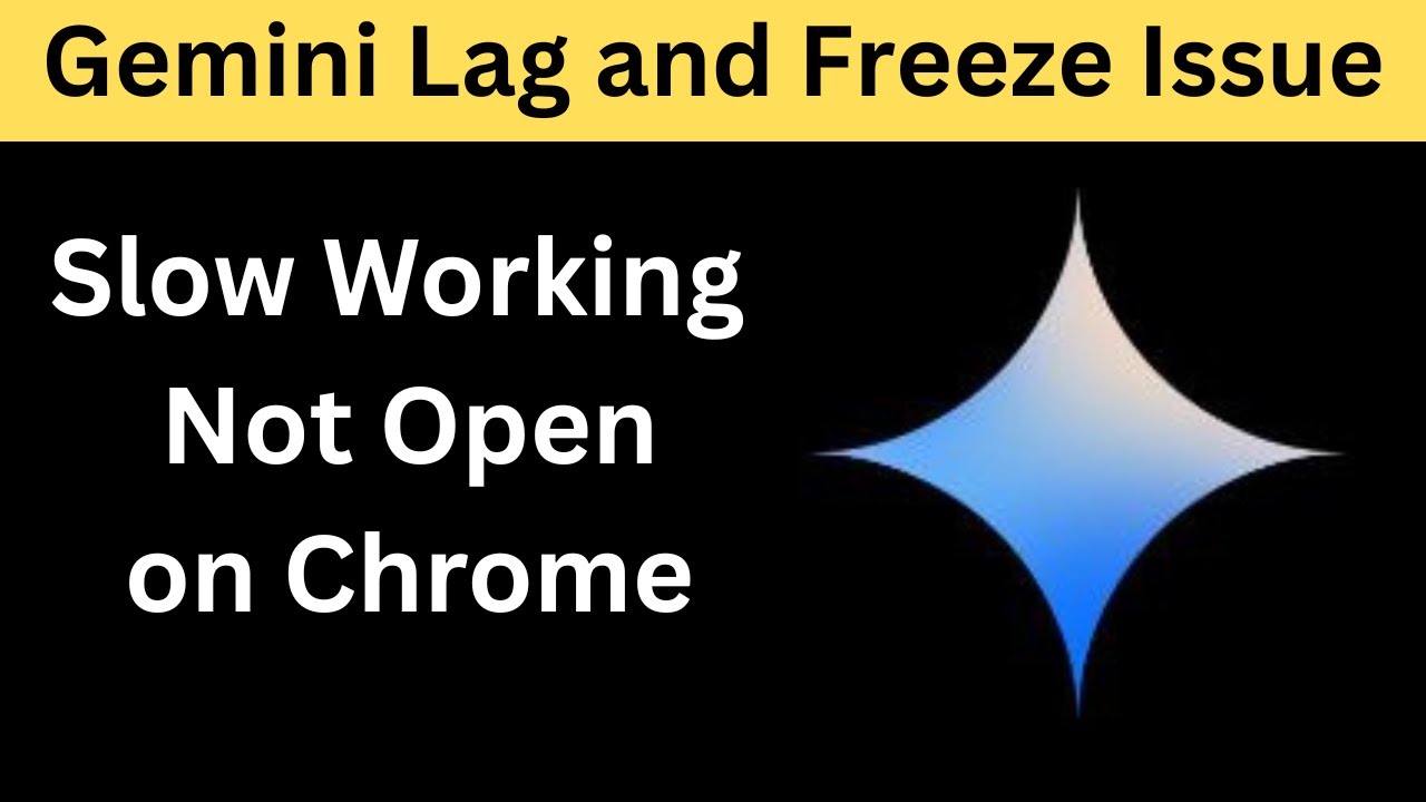 Fix Gemini Lagging Freezing Slow Working problem on Chrome
