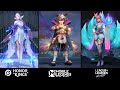 Harith ahri diaochan  skin comparison  mobile legends vs wildrift vs honor of kings