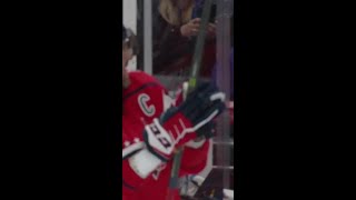 Ovechkin APPLAUDS Getting Tossed 👏 #shorts