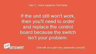 Bosch dryer wont start just clicks when push "start".