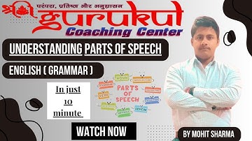 Mastering the Basics: Understanding Parts of Speech