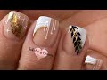 🤩UÑAS cortas con HERMOSA DECORACIÓN paso a paso ✨💅