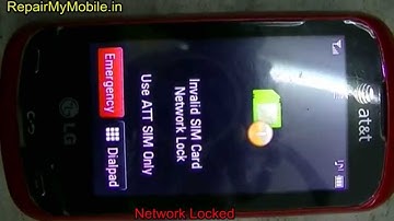 LG Xpression C395 Network unlock (AT&T)