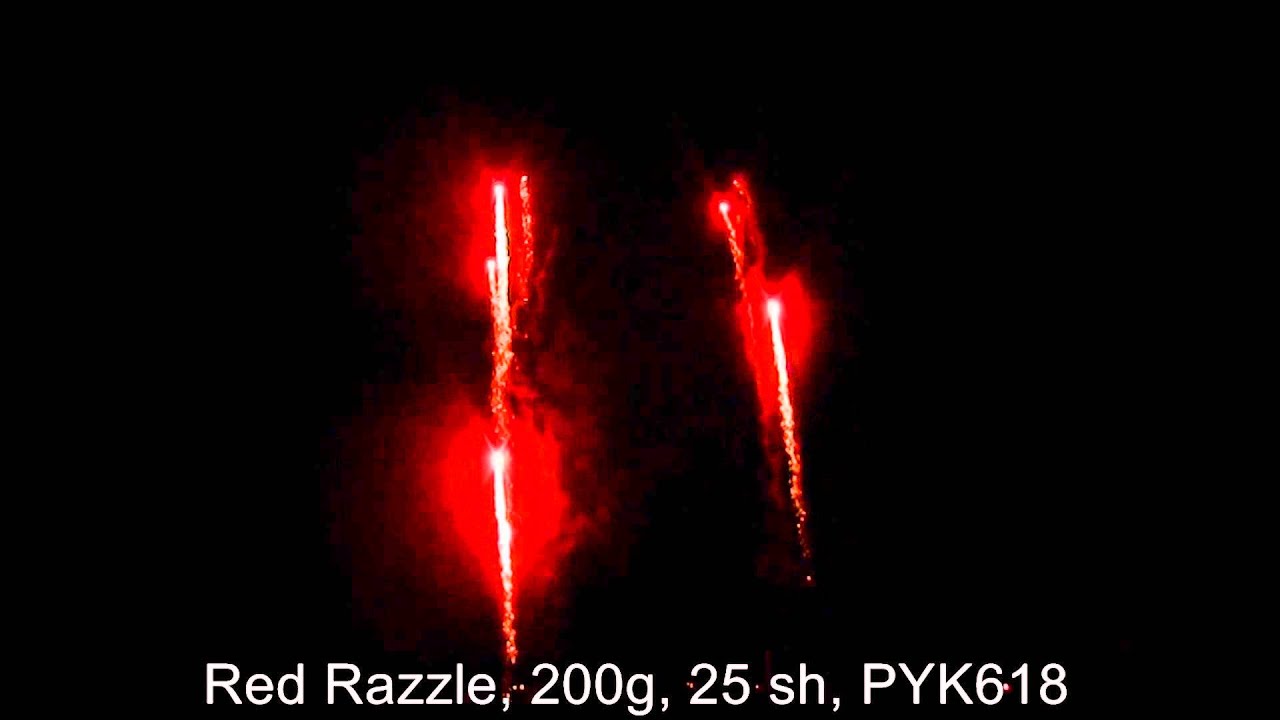 Red Razzles PYK618 Red Razzle, 25 shot - YouTube