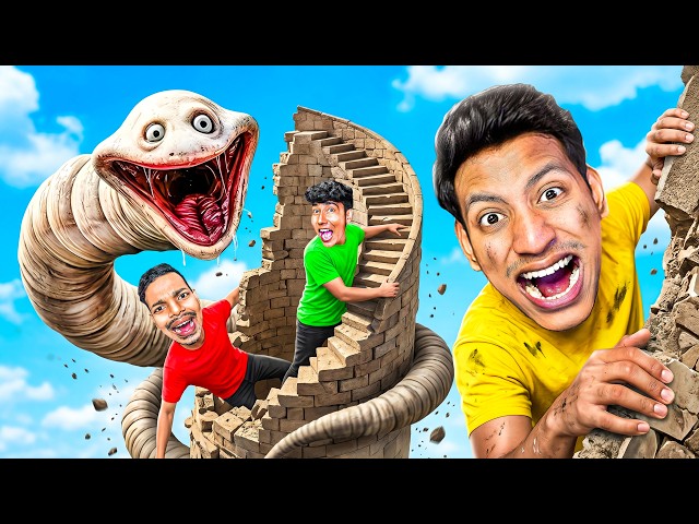 I Played Scary Worm Tower In Roblox