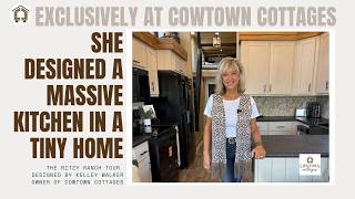Massive Rvia Tiny Home Kitchen The Ritzy Ranch By Cowtown Cottages
