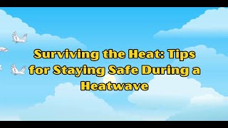 Heatwave - Who At Risks, Tips And Tricks